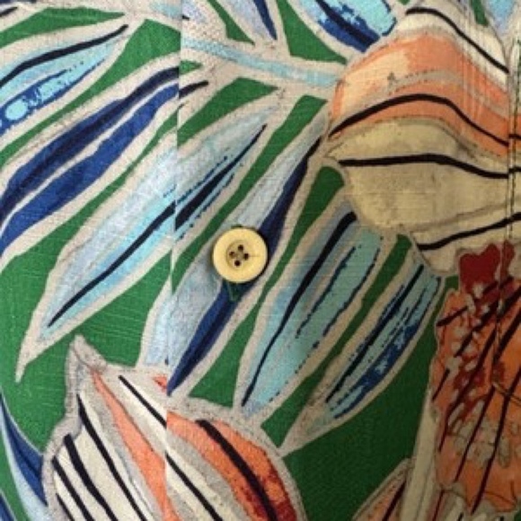 Tommy Bahama IslandZone Iris Oasis Camp Shirt - Emerald Grass SZ XXXL NWT - Picture 7 of 10